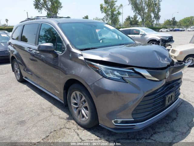 TOYOTA SIENNA 2021 5tdjrkec9ms032005