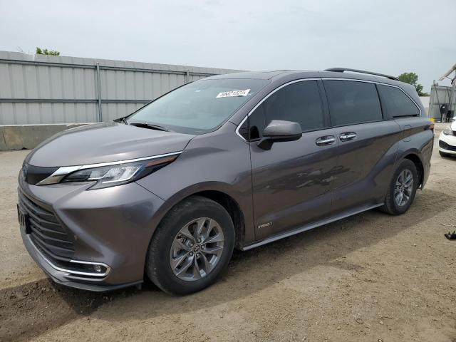 TOYOTA SIENNA XLE 2021 5tdjrkecxms061111