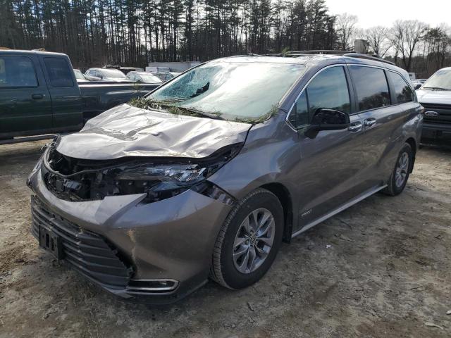 TOYOTA SIENNA XLE 2021 5tdjskfc1ms026797