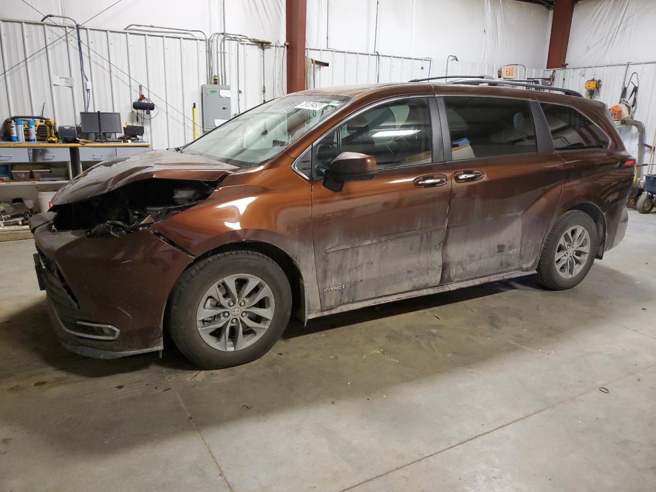 TOYOTA SIENNA 2021 5tdjskfc2ms035704