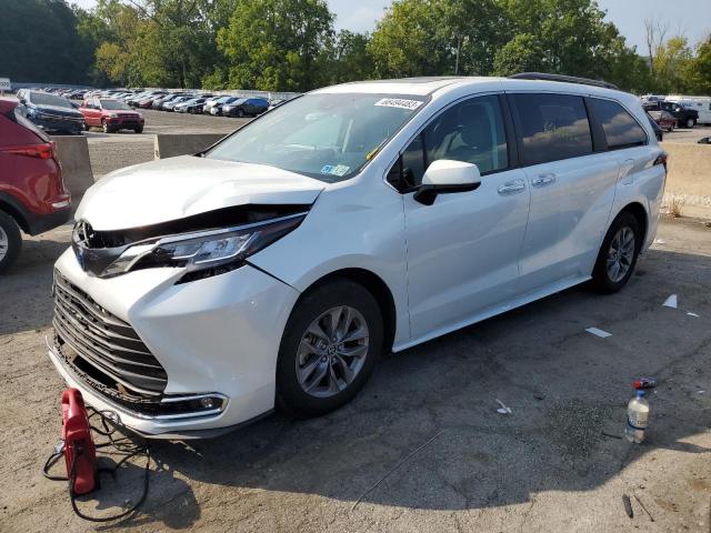 TOYOTA SIENNA XLE 2022 5tdjskfc2ns047062