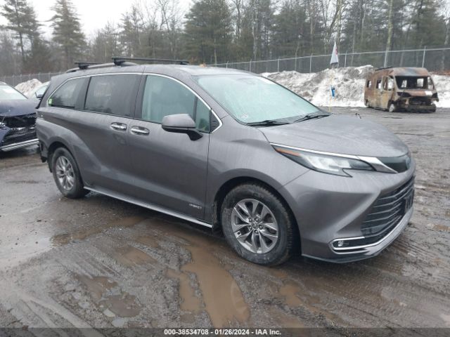 TOYOTA SIENNA 2021 5tdjskfc3ms012349