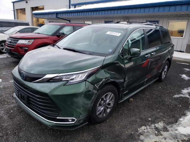 TOYOTA SIENNA XLE 2021 5tdjskfc3ms027031