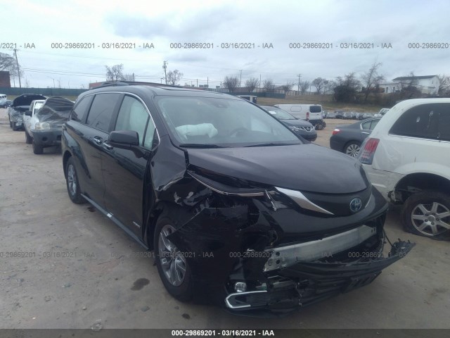 TOYOTA SIENNA 2021 5tdjskfc4ms011324