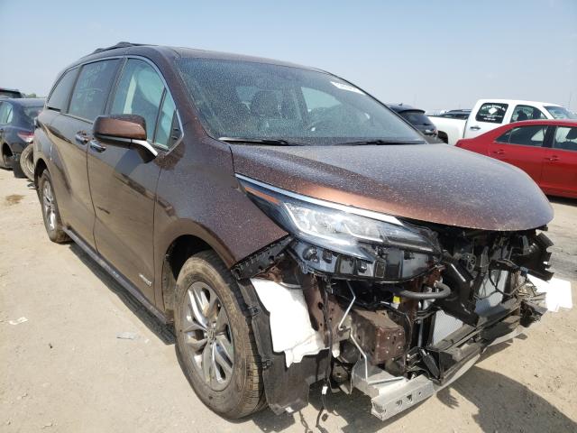 TOYOTA SIENNA XLE 2021 5tdjskfc4ms023103