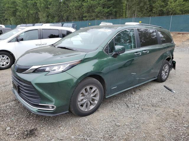 TOYOTA SIENNA XLE 2021 5tdjskfc4ms030116