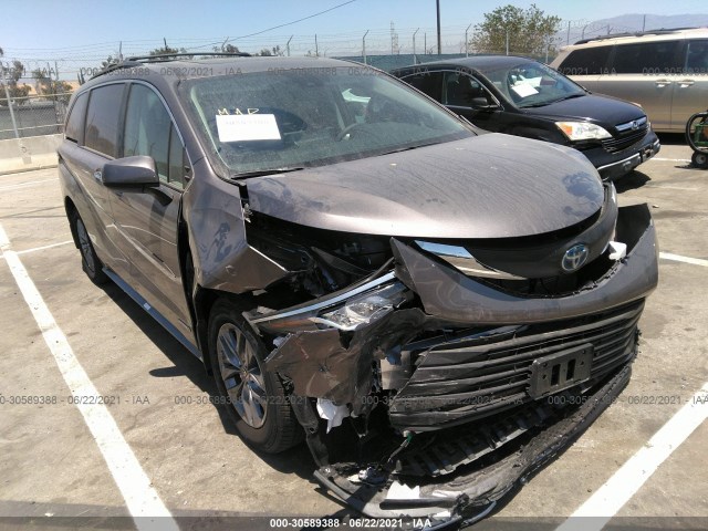 TOYOTA SIENNA 2021 5tdjskfc7ms022110