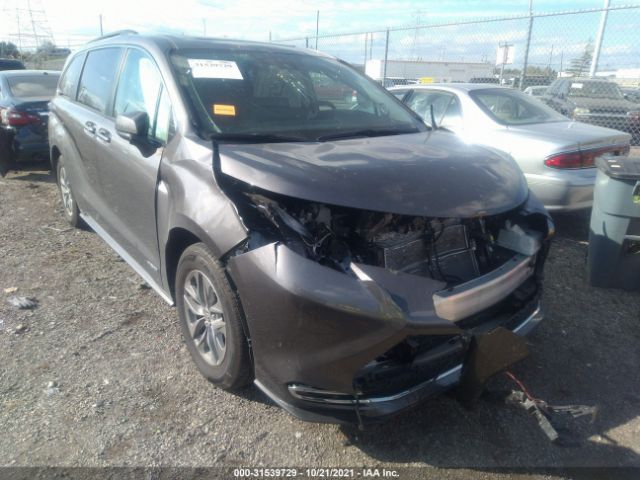 TOYOTA SIENNA 2021 5tdjskfc8ms016428