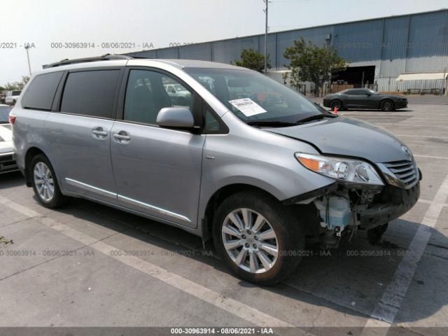 TOYOTA SIENNA 2017 5tdjz3dc0hs147024