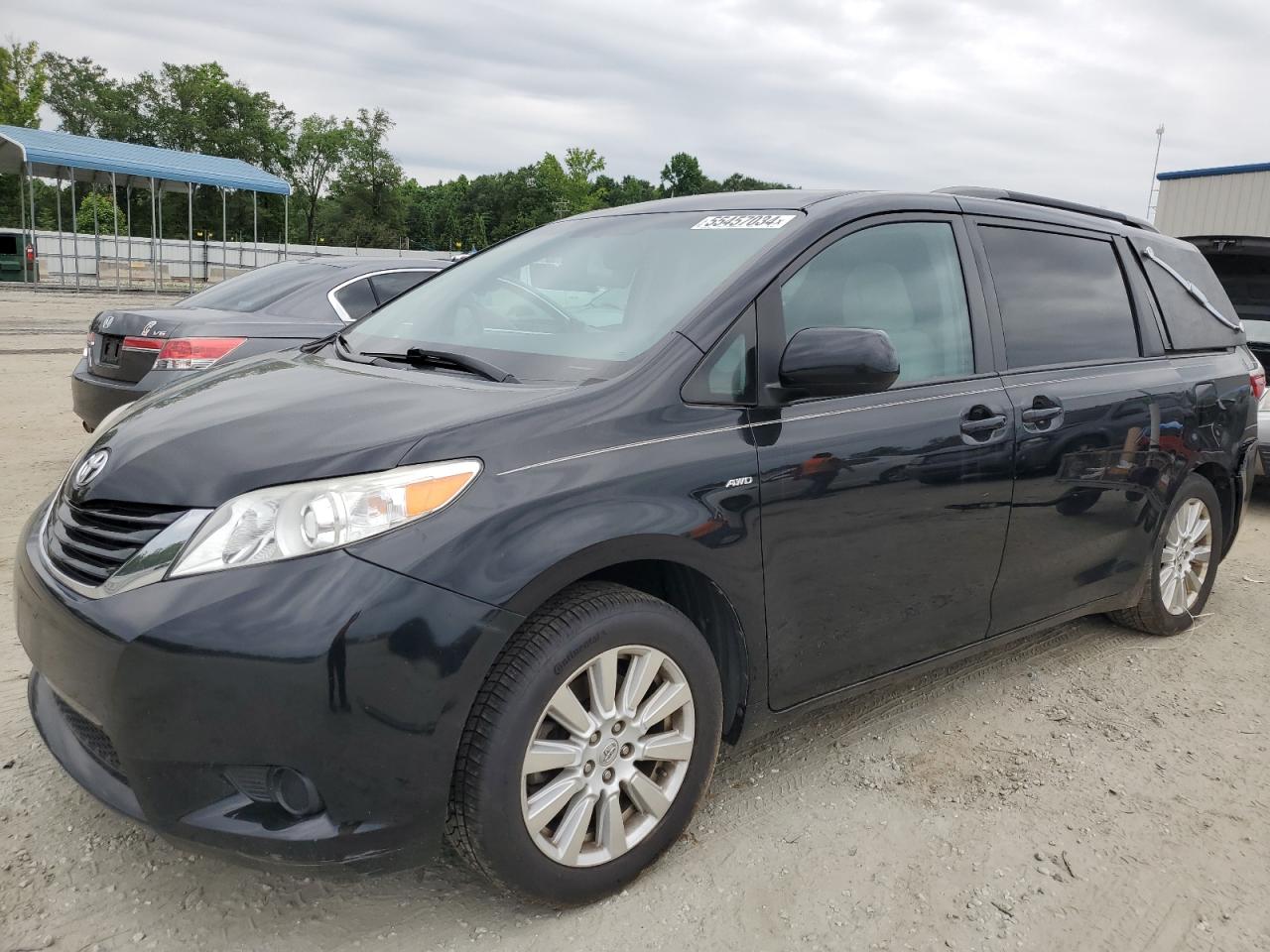 TOYOTA SIENNA 2017 5tdjz3dc0hs163496