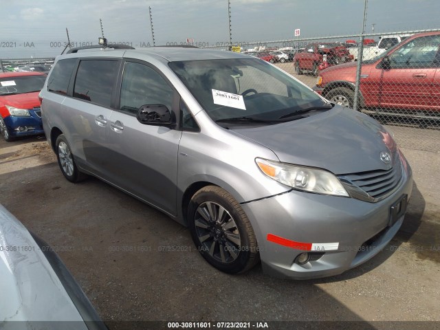 TOYOTA SIENNA 2017 5tdjz3dc0hs183828