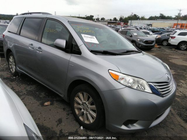 TOYOTA SIENNA 2017 5tdjz3dc0hs184395