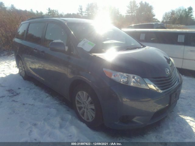 TOYOTA SIENNA 2017 5tdjz3dc1hs168979