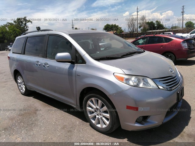 TOYOTA SIENNA 2017 5tdjz3dc1hs185412