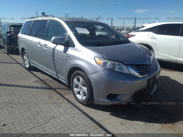 TOYOTA SIENNA 2017 5tdjz3dc2hs186472