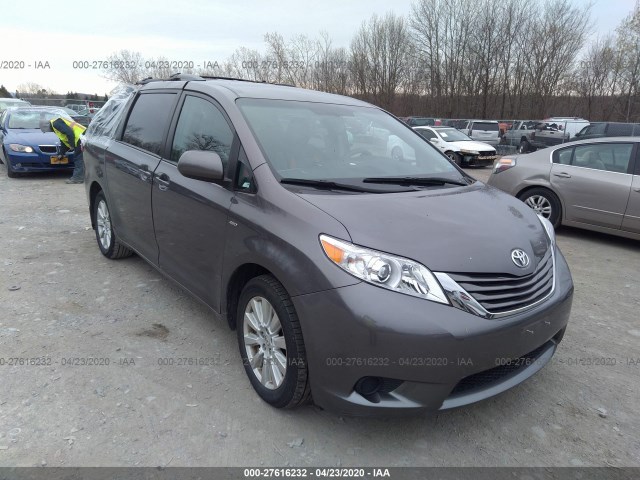 TOYOTA SIENNA 2017 5tdjz3dc3hs149897