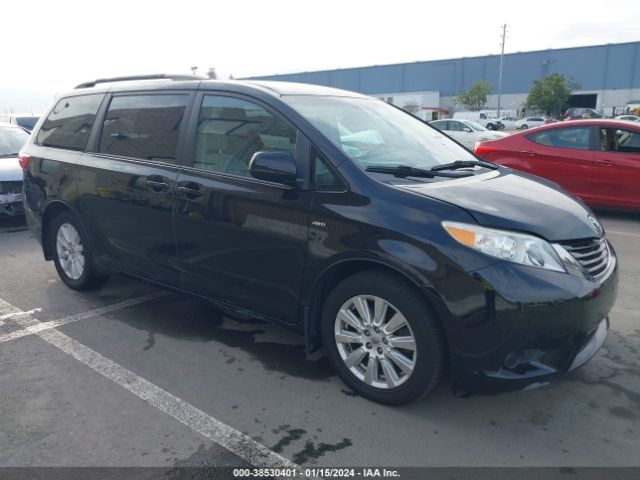 TOYOTA SIENNA 2017 5tdjz3dc4hs153635