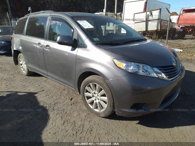 TOYOTA SIENNA 2017 5tdjz3dc4hs153974