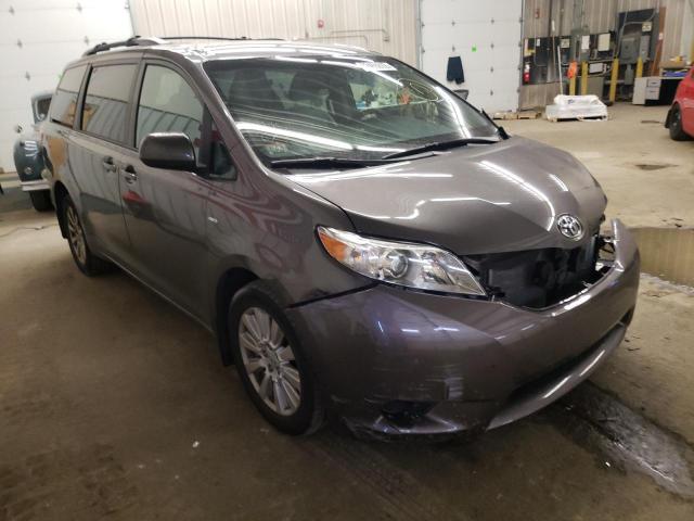 TOYOTA SIENNA LE 2017 5tdjz3dc4hs155465