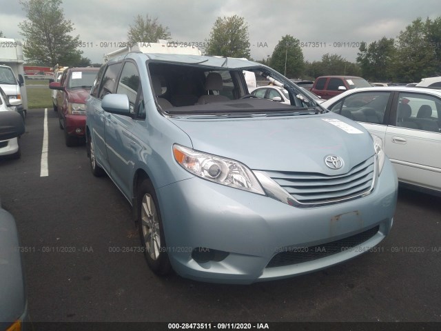 TOYOTA SIENNA 2017 5tdjz3dc4hs165381