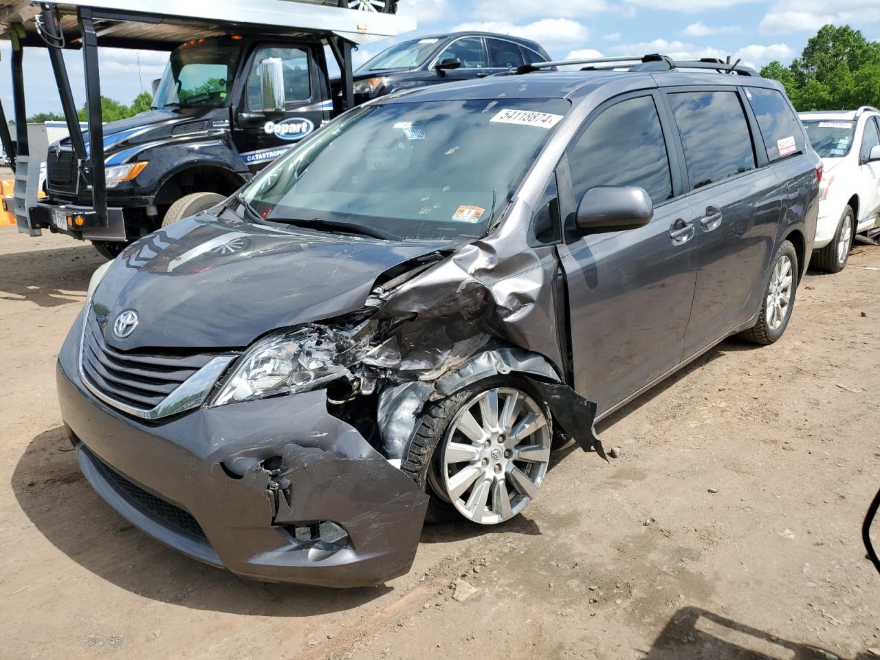 TOYOTA SIENNA 2017 5tdjz3dc4hs171200