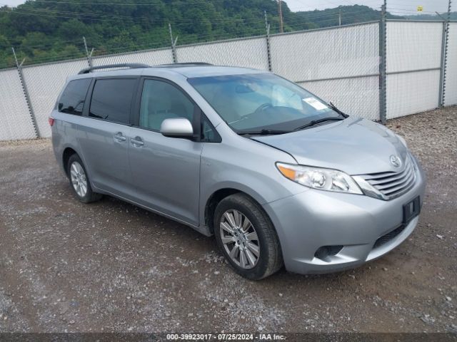 TOYOTA SIENNA 2017 5tdjz3dc4hs178003