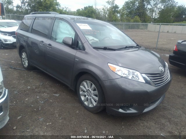 TOYOTA SIENNA 2017 5tdjz3dc5hs146936