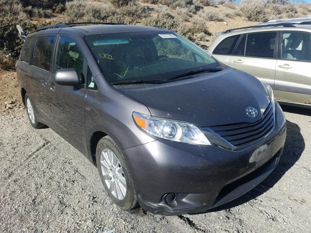 TOYOTA SIENNA LE 2017 5tdjz3dc5hs153207