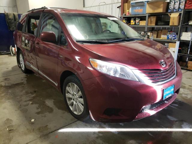 TOYOTA SIENNA LE 2017 5tdjz3dc7hs148963