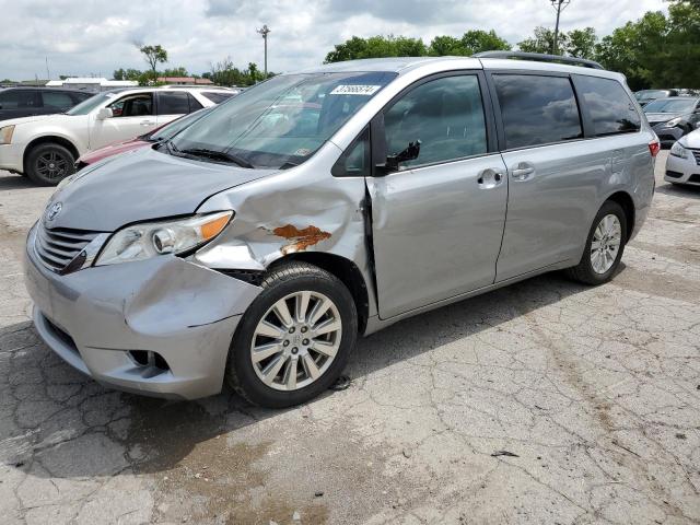 TOYOTA SIENNA LE 2017 5tdjz3dc8hs174455