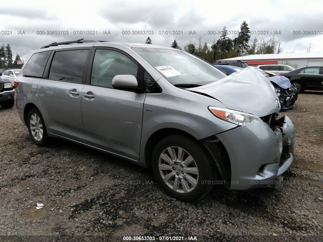 TOYOTA SIENNA 2017 5tdjz3dc9hs169278