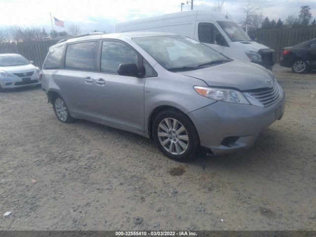 TOYOTA SIENNA 2017 5tdjz3dcxhs183903