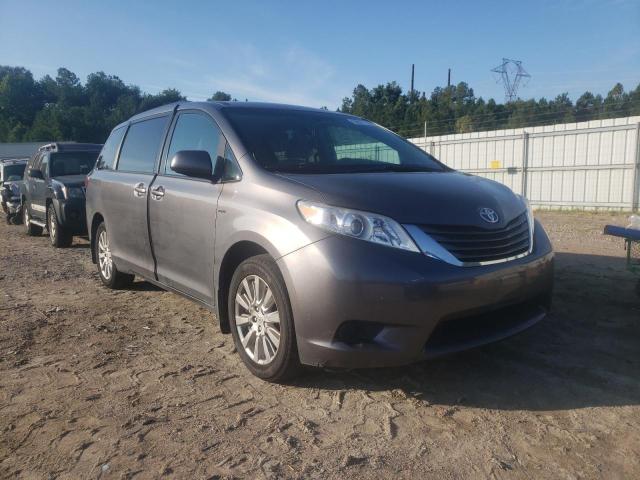 TOYOTA SIENNA LE 2017 5tdjz3dcxhs187238