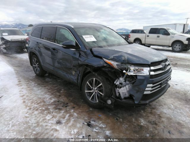 TOYOTA HIGHLANDER 2017 5tdjzrfh0hs459260