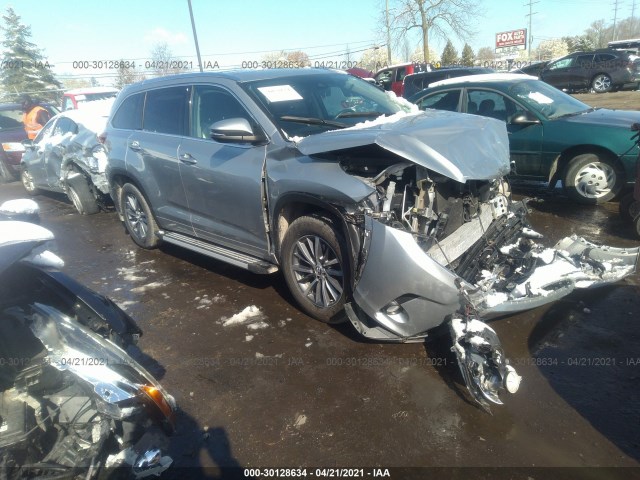 TOYOTA HIGHLANDER 2017 5tdjzrfh0hs471263