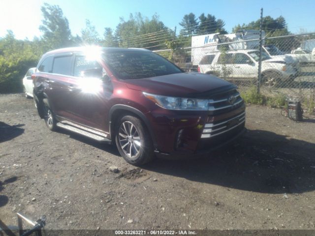 TOYOTA HIGHLANDER 2018 5tdjzrfh0js885794