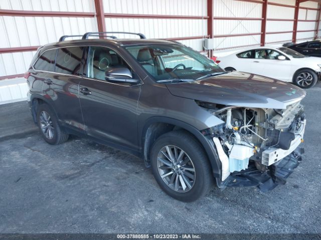 TOYOTA HIGHLANDER 2019 5tdjzrfh0ks592382