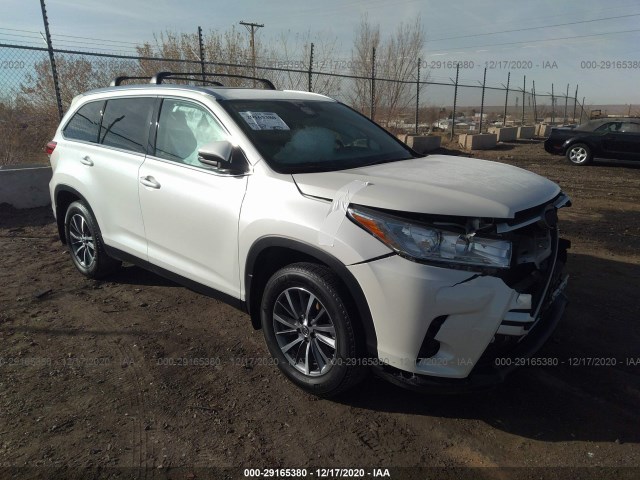 TOYOTA HIGHLANDER 2019 5tdjzrfh0ks610850