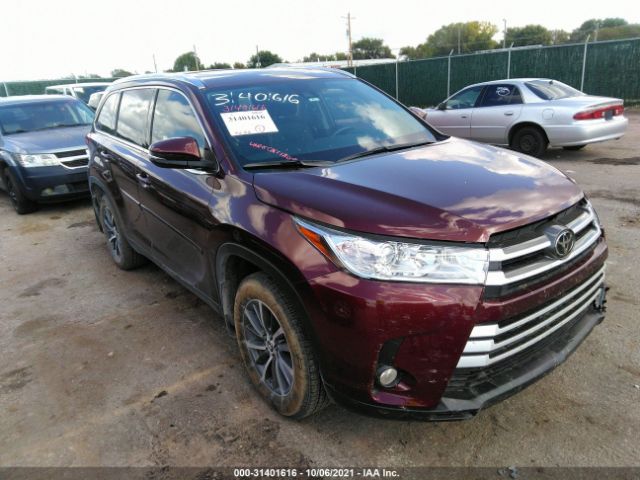 TOYOTA HIGHLANDER 2019 5tdjzrfh0ks931951