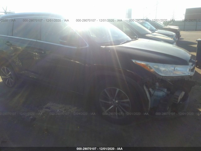 TOYOTA HIGHLANDER 2017 5tdjzrfh1hs425988