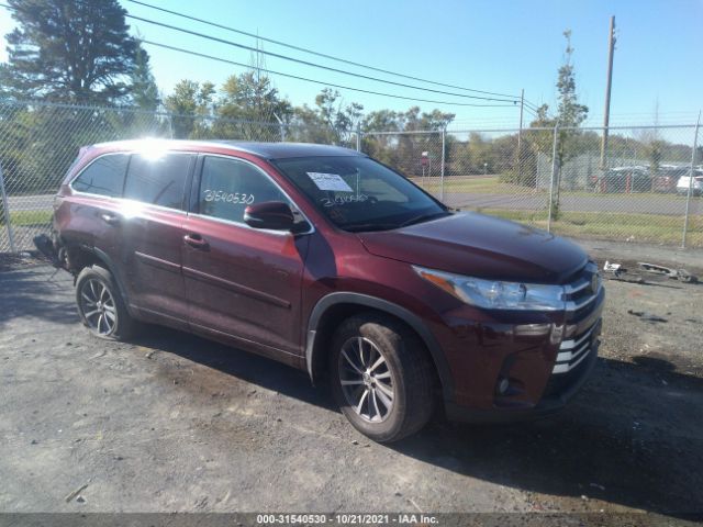 TOYOTA HIGHLANDER 2017 5tdjzrfh1hs433993