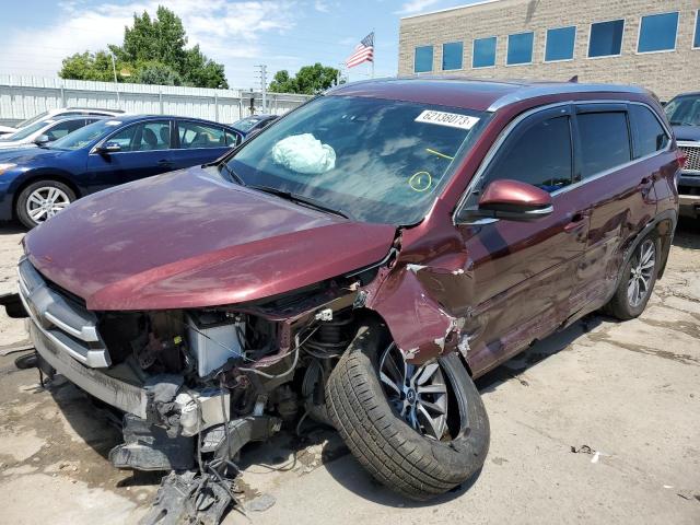 TOYOTA HIGHLANDER 2017 5tdjzrfh1hs443259