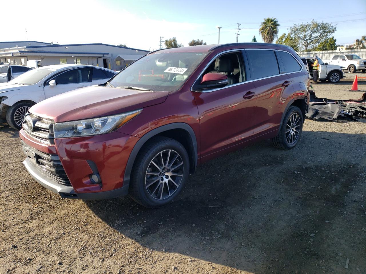 TOYOTA HIGHLANDER 2017 5tdjzrfh1hs468436