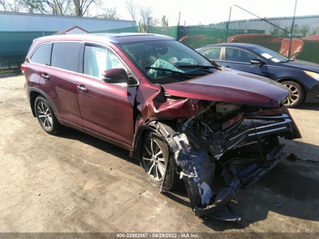 TOYOTA HIGHLANDER 2018 5tdjzrfh1js848415