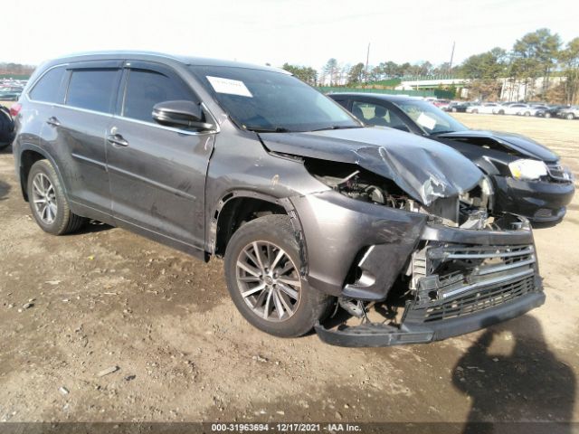 TOYOTA HIGHLANDER 2018 5tdjzrfh1js865618