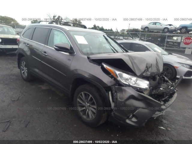 TOYOTA HIGHLANDER 2019 5tdjzrfh1ks580242