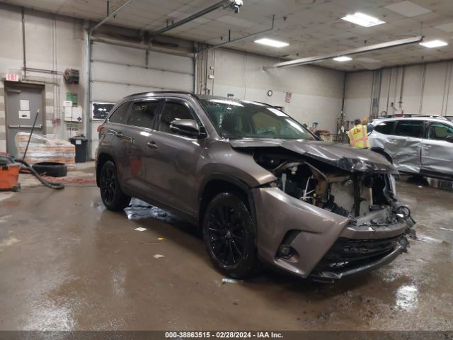 TOYOTA HIGHLANDER 2019 5tdjzrfh1ks625468