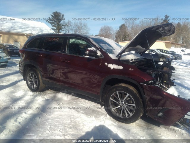 TOYOTA HIGHLANDER 2019 5tdjzrfh1ks962058