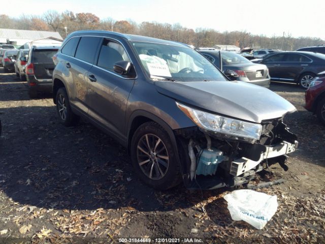 TOYOTA HIGHLANDER 2017 5tdjzrfh2hs461902