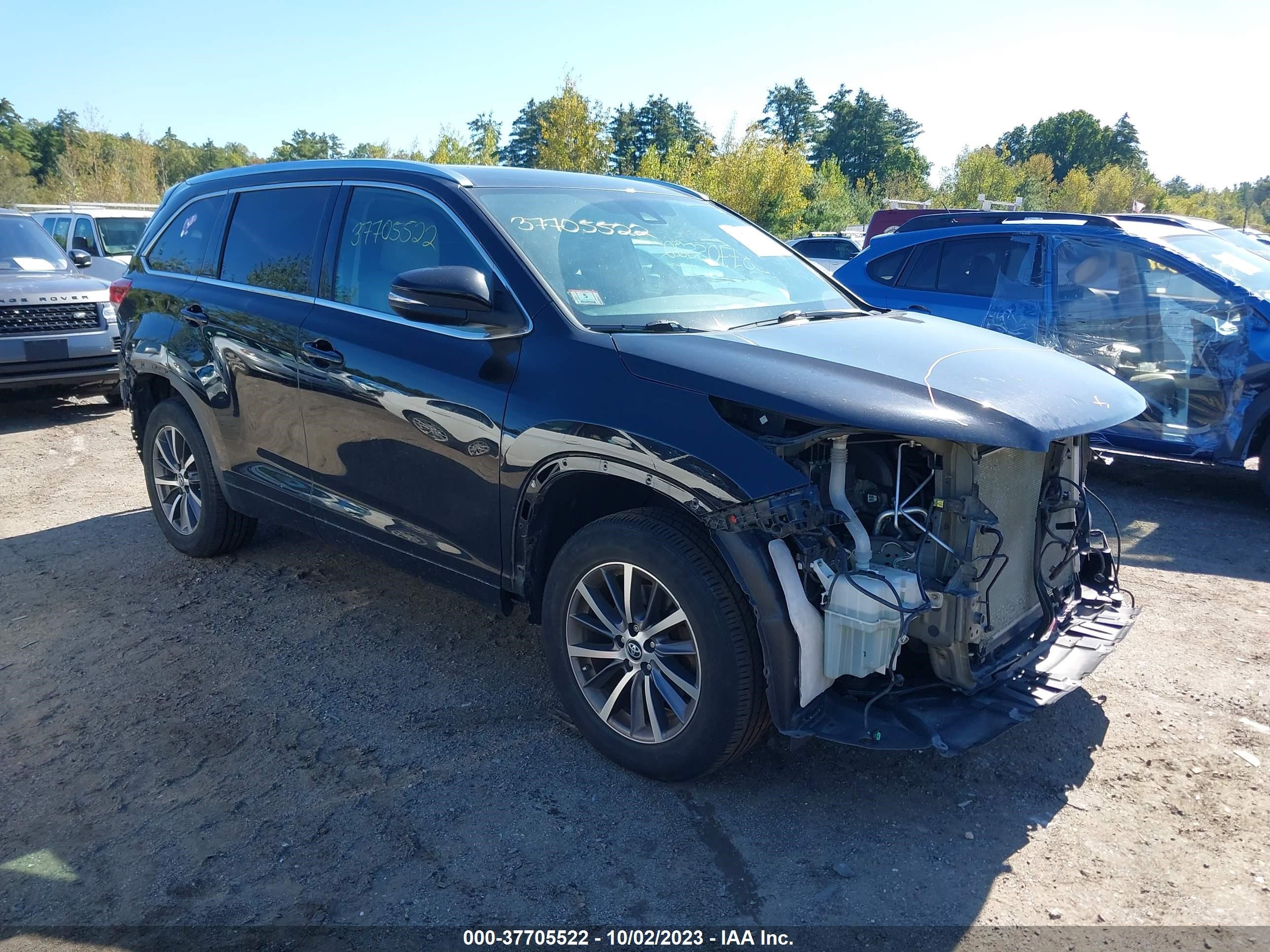 TOYOTA HIGHLANDER 2018 5tdjzrfh2js531257